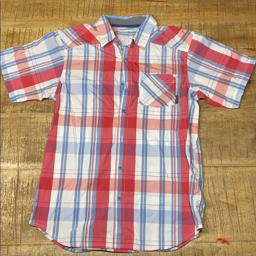 Men’s Columbia plaid button up